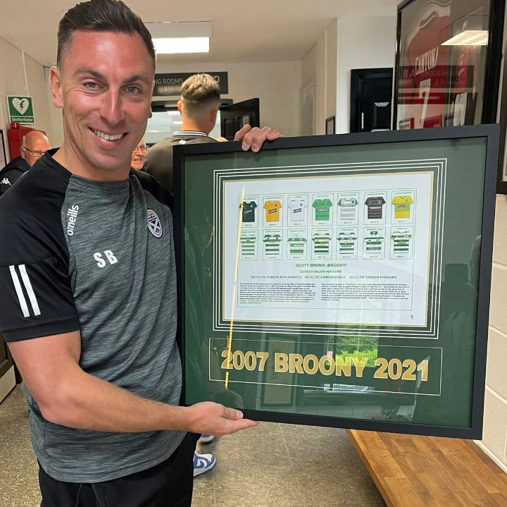 Framed football shirt gift